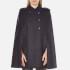 French Connection Women's Platform Felt Poncho - Utility Blue - L
