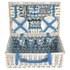 Anorak Kissing Squirrels Picnic Hamper - Blue/White