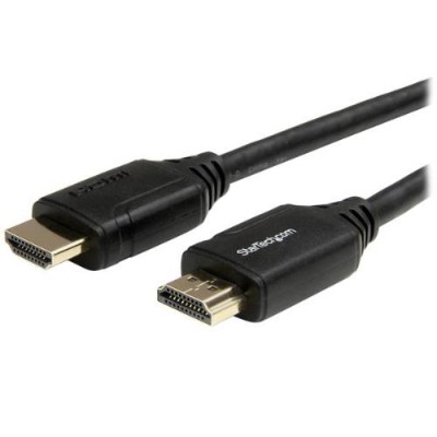 Startech.com Hdmm1mp Premium High Speed Hdmi Cable With Ethernet - 4k 60hz  1m (3 Ft.)