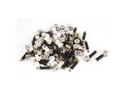 Unique Bargains Furniture Connectors 15mm Cam Fittings Pre-inserted Nuts Dowels 50 Sets