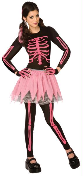 Costumes For All Occasions LF5433SM Pink Punk Skeleton Adult Sm