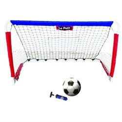 Le Petit Sports - 4ft STEEL Foldable Soccer & Hockey Goal & Rebounder with Easy Fold System and Free Soccer Ball