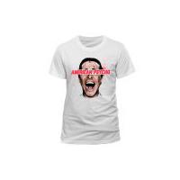 American Psycho Men's T-Shirt - Face - White