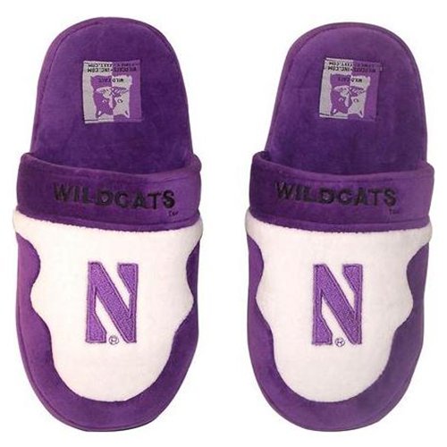 Northwestern Wildcats Scuff Slipper in Purple / White - Size: 8 - 9.5