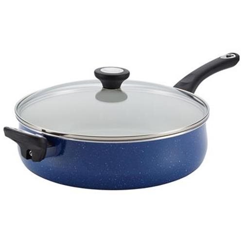 New Traditions Speckled Aluminum 5-qt Nonstick Jumbo Cooker with Lid