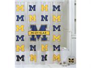 Belle View 8314 Michigan Wolverines 7pc Bath Set