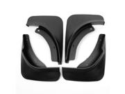 Unique Bargains Car Black Splash Guards Front Rear Mud Flaps Set For Volkswagen Magotan 2011