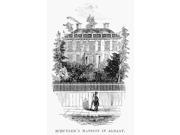 Albany Schuyler Mansion Ngeneral Philip Schuylers Mansion Built 1761 At Albany New York Wood Engraving American 1893 Poster Print By  (18 X 24)