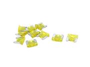Unique Bargains Auto Car Caravan Truck Suv Boat Atc Blade Fuses Yellow 20a 32v 10 Pcs