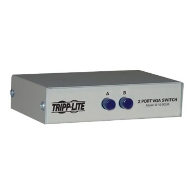 Tripplite B112-002-r 2-port Manual Vga/svga Video Switch (3x Hd15f)