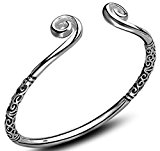 RoseSummer Journey to the West Monkey King Inhibition Bangle Hand Bracelets Chinese Characteristic (pure sliver)