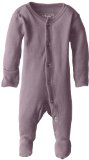 L'ovedbaby Unisex-Baby Organic Cotton Gloved-Sleeve  Footed Overall, Lavender, 0/3 Months