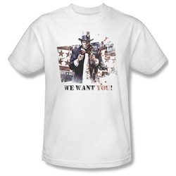 Mens ARKHAM CITY Short Sleeve WE WANT YOU XLarge T-Shirt Tee