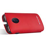 SHINNGO 4400mAh Cargador Portable Rojo Super Compacto con Linterna para Samsung, LG, iPhone, iPad y mas 12 MESES DE GARANTIA