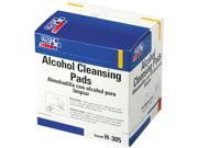 First Aid Only H-305 Alcohol Cleansing Pads, Dispenser Box, 100/box