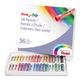 Pentel Arts Oil Pastels, 36 Color Set (PHN-36)
