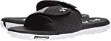 Under Armour Men's Fat Tire Slide, Black (002)/Steel, 11