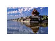 Posterazzi Pddas07rer0018 China Beijing Tower & Moat Guard Forbidden City Poster Print By Ric Ergenbright Danitadelimont - 34 X 23 In.