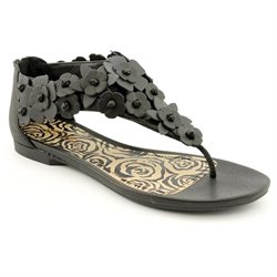 Kenneth Cole Reaction Shine Through Womens Black Open Toe New/Display