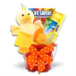 Ducky Easter Pail Gift Basket