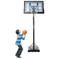 Lifetime 1479 Shatter Guard 48 Inch Courtside Portable Basketball System