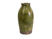 20 Distressed Olive Green Roman Pottery Jar Flower Vase