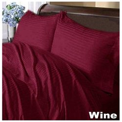 400TC 100% Organic Cotton Stripe California King Size 5PC Sheet Set