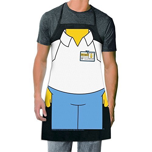 ICUP The Simpsons - Homer Be The Character Adult Size 100% Cotton Adjustable Black Apron