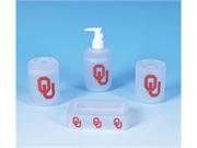 Belle View 8516 Oklahoma Sooners 4pc Bath Set