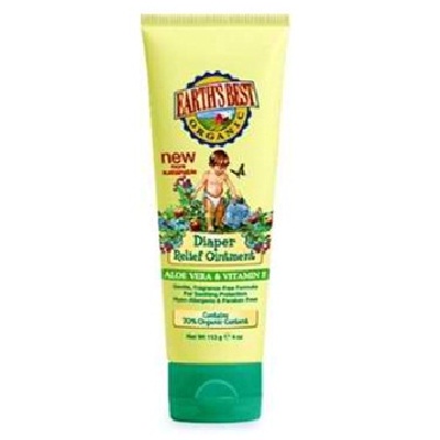 Earths Best Baby Care BG12405 Earths Best Baby Care Diaper Relief Ointment - 1x4OZ