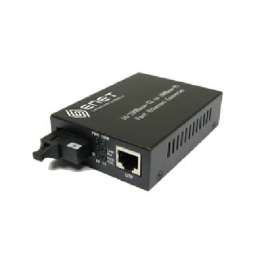 Enet Solutions Enmc-fget-smf20 1x 10/100/1000base-t Rj45 To 1x Sc Duplex 1000base-lx 1310nm Single-mode Fiber Sc Connector 20km Media Converter Stand-alone - Po