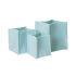 Mellow Felt Storage Baskets Set Of Three - Mint Green