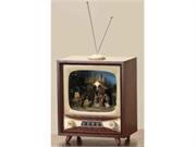 22 Fontanini LED Lighted Musical Retro TV Christmas Nativity Scene Decoration