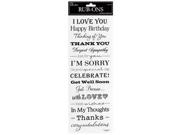 Card Phrases Rub-ons From Thecraftycrocodile