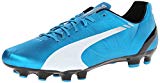 PUMA Men's Evospeed 4.3 Firm Ground Soccer Shoe, Hawaiian Ocean/White/Black, 12 M US