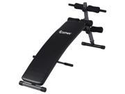 Costway Adjustable Arc-shaped Decline Sit Up Bench Crunch Board Fitness Workout