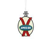 3.75" Apres Ski Rhinestone Christmas Charm Ornament