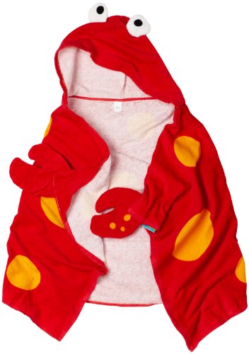 Stephen Joseph  Boy's Hooded Towel, Crab, One Size
