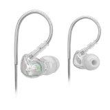 MEE audio Sport-Fi M6 Noise Isolating In-Ear Headphones with Memory Wire (Clear)