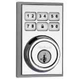 Kwikset SmartCode 910 Contemporary Zigbee Deadbolt with Home Connect, Polished Chrome (99100-020)