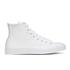 Converse Unisex Chuck Taylor All Star Leather Hi-Top Trainers - White Monochrome - UK 8