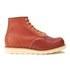 Red Wing Men's 6 Inch Moc Toe Leather Lace Up Boots - Oro Russet Portage