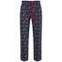 Superman Men's All Over Print Lounge Pants - Blue
