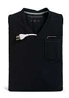 Computer Apparel Ca-vn17-bk 17-inch Notebook Case - V-neck Sleeve - Cotton - Black