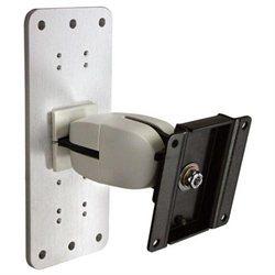 Ergotron 100 Series Double Pivot Wall Mount - Black/Grey