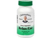 Dr. Christopher's Formulas Christopher's Original Formulas, Relax-eze, 440 Mg Each, 100 Veggie Caps - 100 Vcaps Mood And Stress
