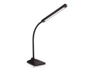 8w Gooseneck Table Lamp, Wood Grain Design Led Desk Lamp, Touch Control, 5 Brightness Levels, 5 Color Temperature Levels