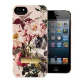 Ted Baker London iPhone 5 Case iPhone 5S Snap On Hard Shell Back Cover for iPhone 5S / 5 with Floral Flowery Print - One Year Warranty - Susu