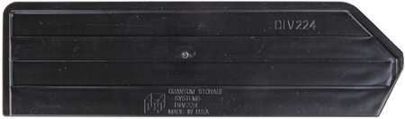 QUANTUM STORAGE SYSTEMS DUS224 Bin Divider, Black, PK6