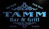 u44343-b TAMM Family Name Bar & Grill Home Decor Neon Light Sign